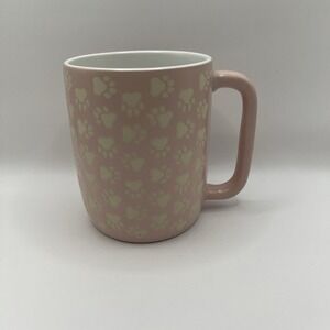 Pink Dog Paw Coffee Tea‎ Mug Furry Baby Paws Light Pink Mauve- New Gift Present
